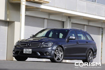 【メルセデス・ベンツ C63 AMG試乗記】エクステリア フロント 画像