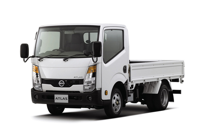 1.5トン系全車が「平成27年度燃費基準」を達成 　日産は小型トラック「アトラスF24」を一部改良し...