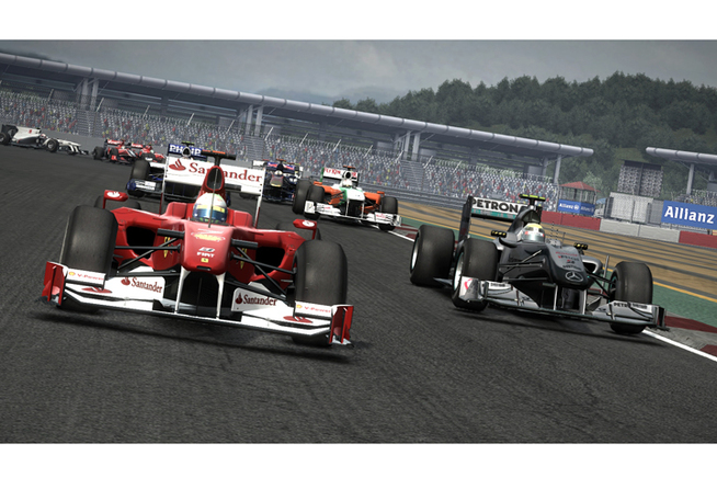   F1公認のゲーム「F1 2010」画面の一例(※ゲーム画面は開発中のものです。以下同)...