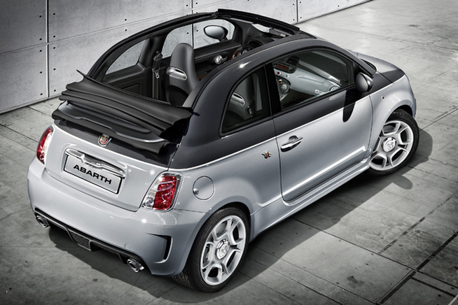 フィアット　ABARTH(アバルト)　500C　リアビュー