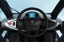 「Renault Twizy」　インテリア