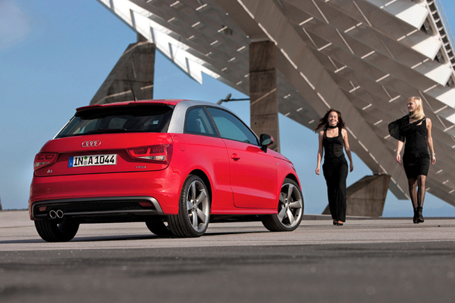 アウディ 新型 プレミアム コンパクト「Audi A1」　リアビュー　画像