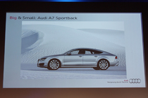 アウディ ジャパン　今年中盤に投入する新型車「A7 Sportback」