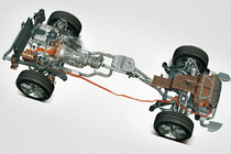 VW 新型 トゥアレグ ハイブリッド　ハイブリッドシステム　画像
