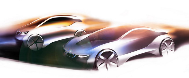 BMW i3 & i8 デザインスケッチ
