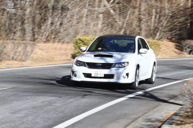 スバル インプレッサ WRX STI tS 走り 画像