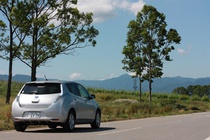 日産　リーフ　電気自動車　長野県