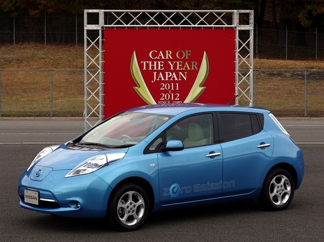   日産リーフ、2011－2012日本カー・オブ・ザ・イヤー受賞 　2011－2012日本...