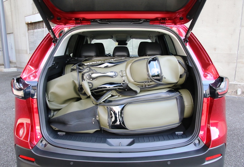 3代目新型マツダCX-5 キャディバック4本積載