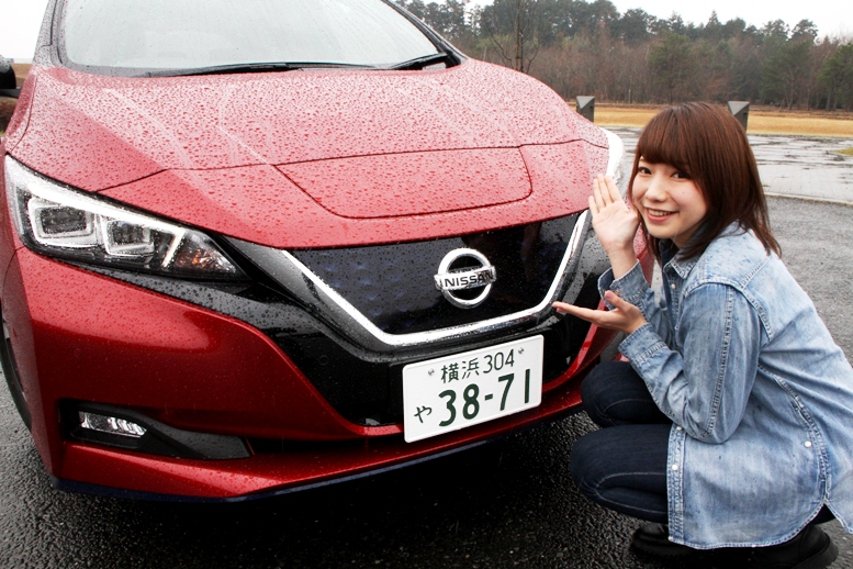     バイク＆クルマ好き20歳台女子が初のEV、日産リーフe+（イー・プラス）...